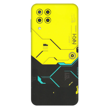 Samsung M/F/Note/Flip and C Phone Skins (All Models) - Black Yellow Technica - Matte Finish (M-53) Samsung Galaxy M33 (5G)