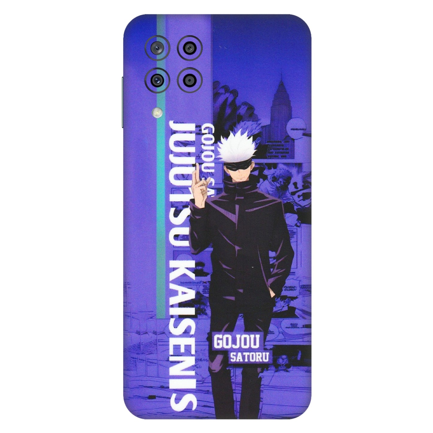 Samsung M/F/Note/Flip and C Phone Skins (All Models) - Jujutsu Kaisen Gojo - Matte Finish (M-05) Samsung Galaxy M33 (5G)