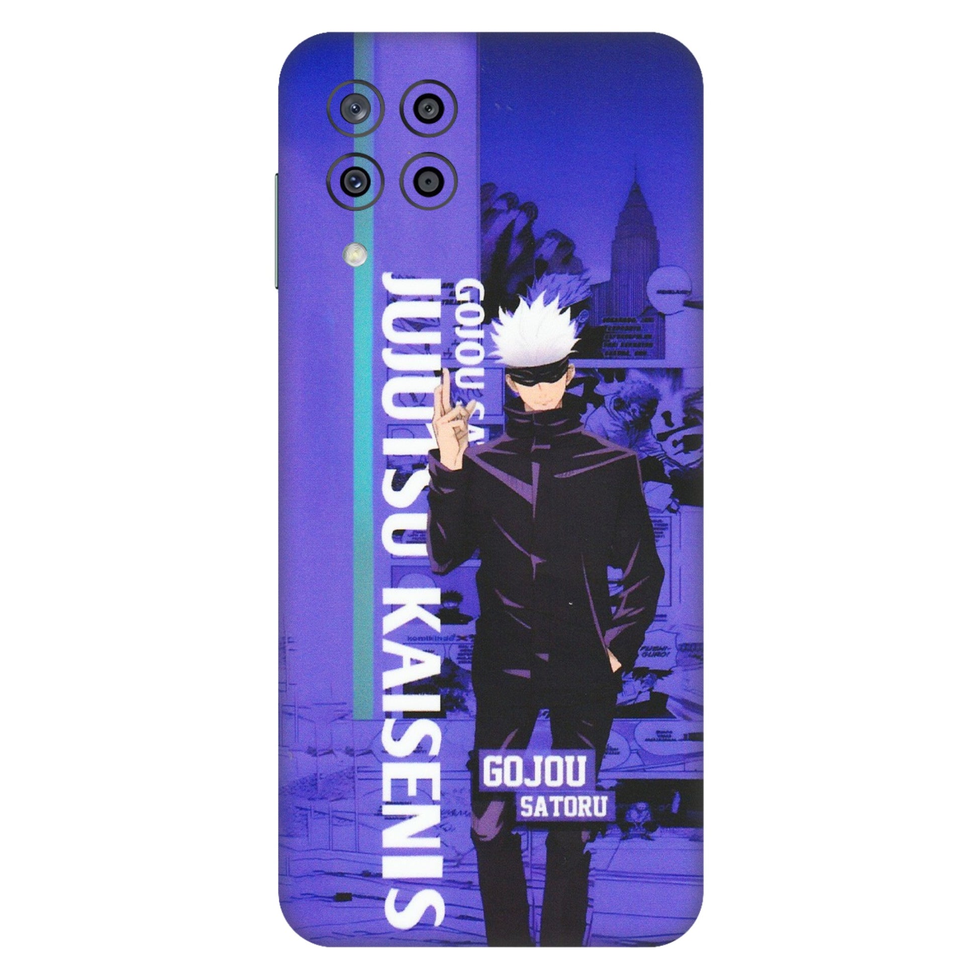 Samsung M/F/Note/Flip and C Phone Skins (All Models) - Jujutsu Kaisen Gojo - Matte Finish (M-05) Samsung Galaxy M33 (5G)
