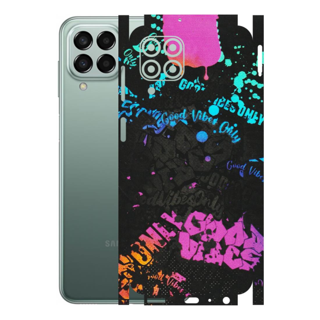 Samsung M/F/Note/Flip and C Phone Skins (All Models) - Majestic Black Vibes - Matte Finish (M-62) Samsung Galaxy M33 (5G)