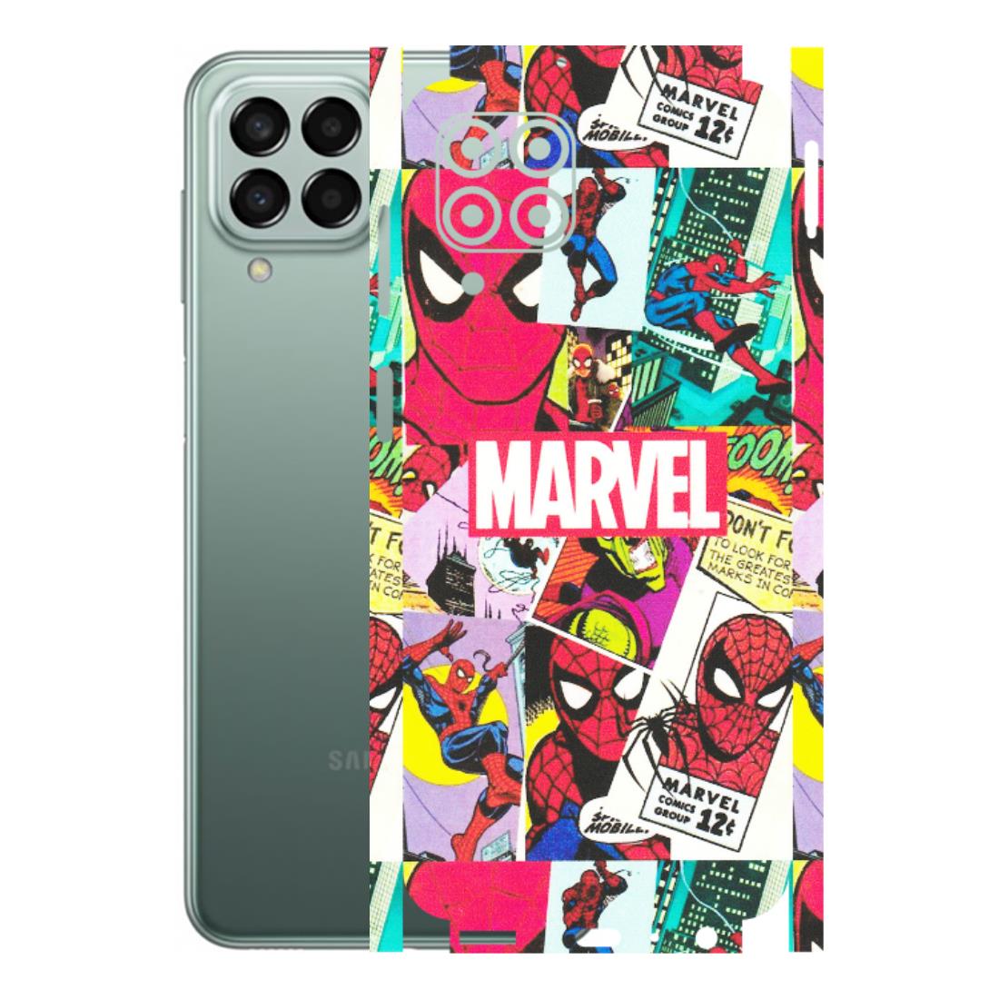 Samsung M/F/Note/Flip and C Phone Skins (All Models) - Marvel Comic Spiderman Grafitti - Matte Finish (M-72) Samsung Galaxy M33 (5G)