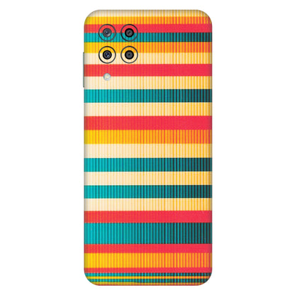 Samsung M/F/Note/Flip and C Phone Skins (All Models) - Colourful Stripes Soothing Effect - Matte Finish (M-86) Samsung Galaxy M33 (5G)