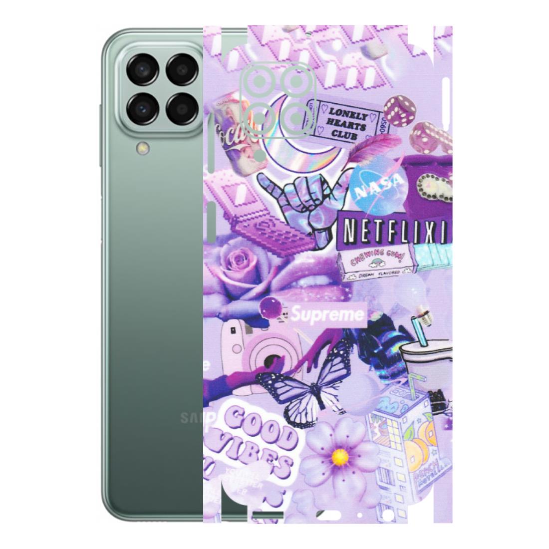 Samsung M/F/Note/Flip and C Phone Skins (All Models) - Supreme Purple Magic - Matte Finish (M-88) Samsung Galaxy M33 (5G)