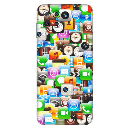 Samsung M/F/Note/Flip and C Phone Skins (All Models) - All Apple Icons - Matte Finish (M-93) Samsung Galaxy M33 (5G)