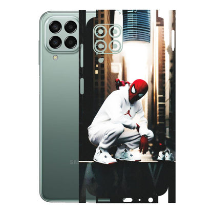 Samsung M/F/Note/Flip and C Phone Skins (All Models) - Sportsman Spider Man - Matte Finish (M-94) Samsung Galaxy M33 (5G)