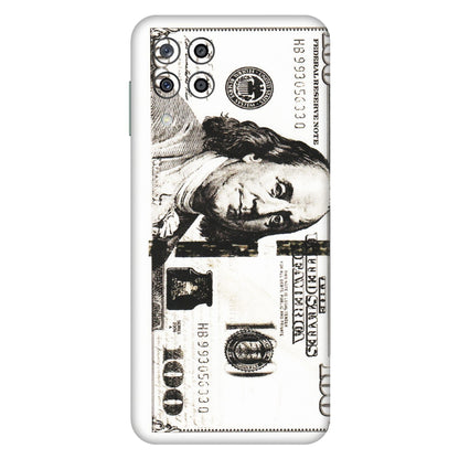 Samsung M/F/Note/Flip and C Phone Skins (All Models) - 100 Dollar Currency - Transparent Finish (T-01) Samsung Galaxy M33 (5G)