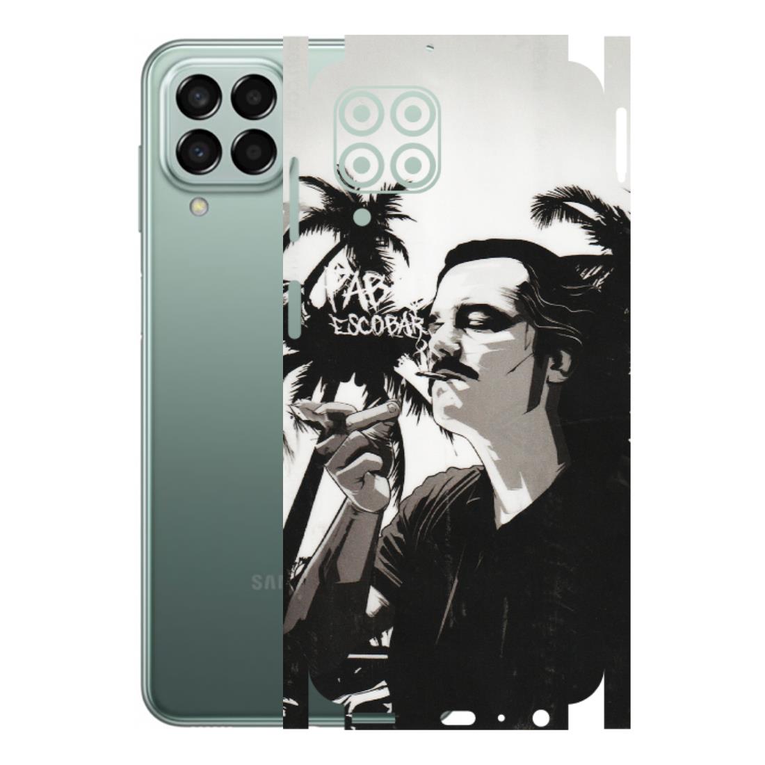 Samsung M/F/Note/Flip and C Phone Skins (All Models) - Pab Escobar - Transparent Finish (T-05) Samsung Galaxy M33 (5G)
