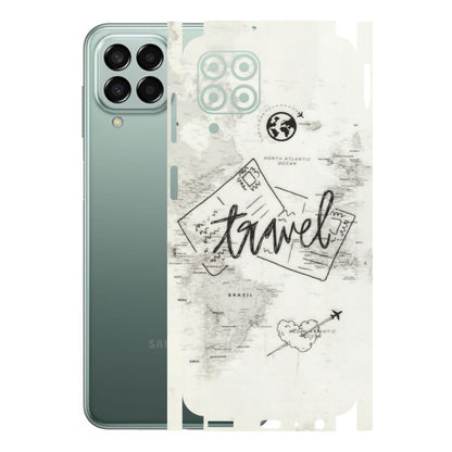 Samsung M/F/Note/Flip and C Phone Skins (All Models) - Travel Ticket - Transparent Finish (T-06) Samsung Galaxy M33 (5G)