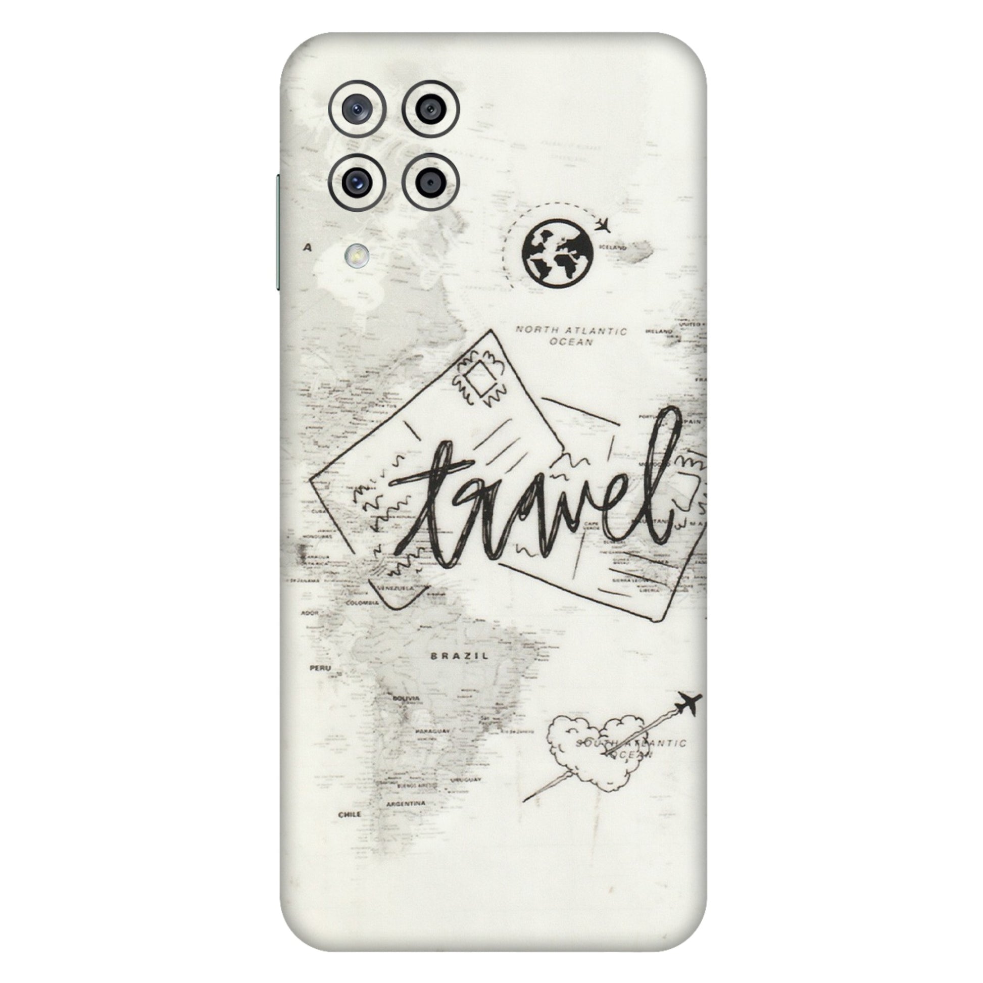 Samsung M/F/Note/Flip and C Phone Skins (All Models) - Travel Ticket - Transparent Finish (T-06) Samsung Galaxy M33 (5G)