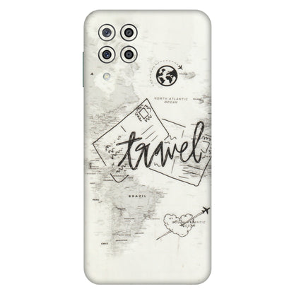 Samsung M/F/Note/Flip and C Phone Skins (All Models) - Travel Ticket - Transparent Finish (T-06) Samsung Galaxy M33 (5G)
