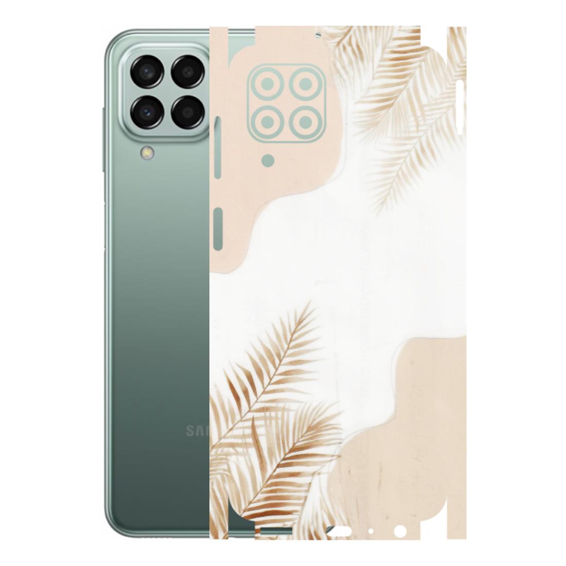 Samsung M/F/Note/Flip and C Phone Skins (All Models) - Gold Petals Abstract - Transparent Finish (T-08) Samsung Galaxy M33 (5G)