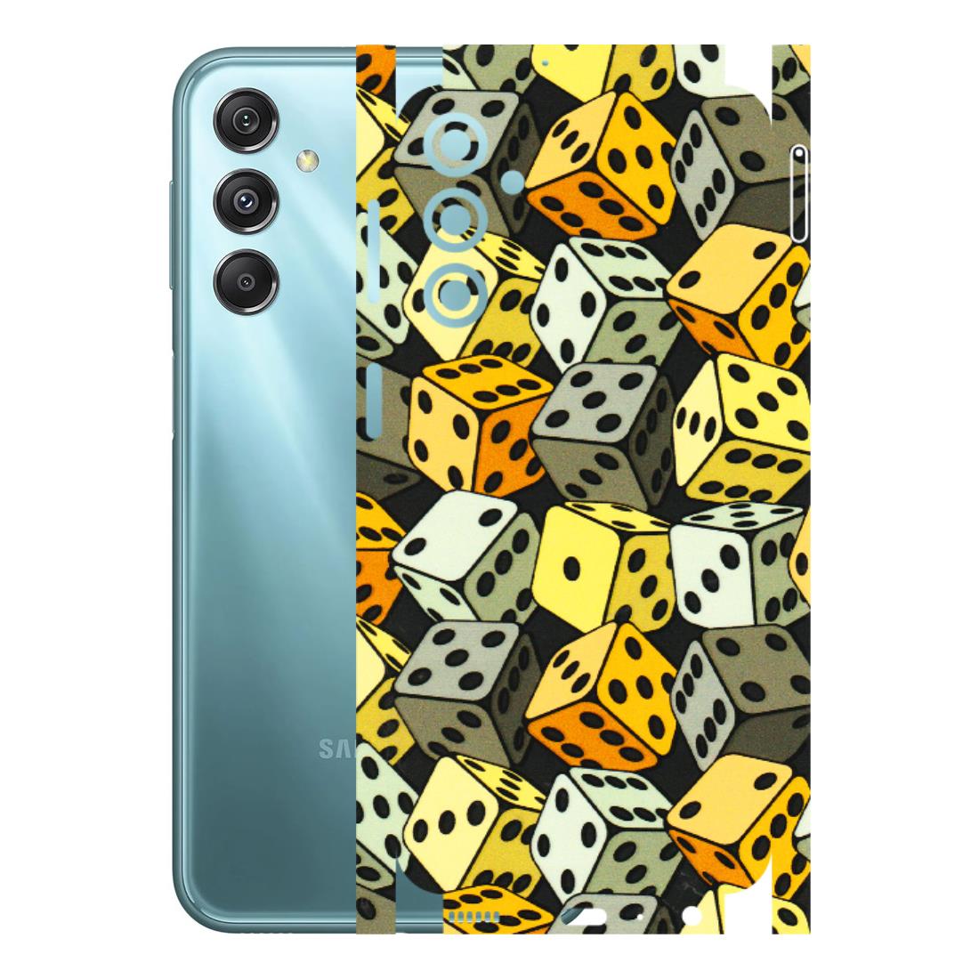 Samsung M/F/Note/Flip and C Phone Skins (All Models) - Dices Of Life - 3D Embossed Finish (L-04) Samsung Galaxy M34 (5G)