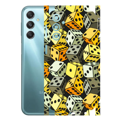 Samsung M/F/Note/Flip and C Phone Skins (All Models) - Dices Of Life - 3D Embossed Finish (L-04) Samsung Galaxy M34 (5G)