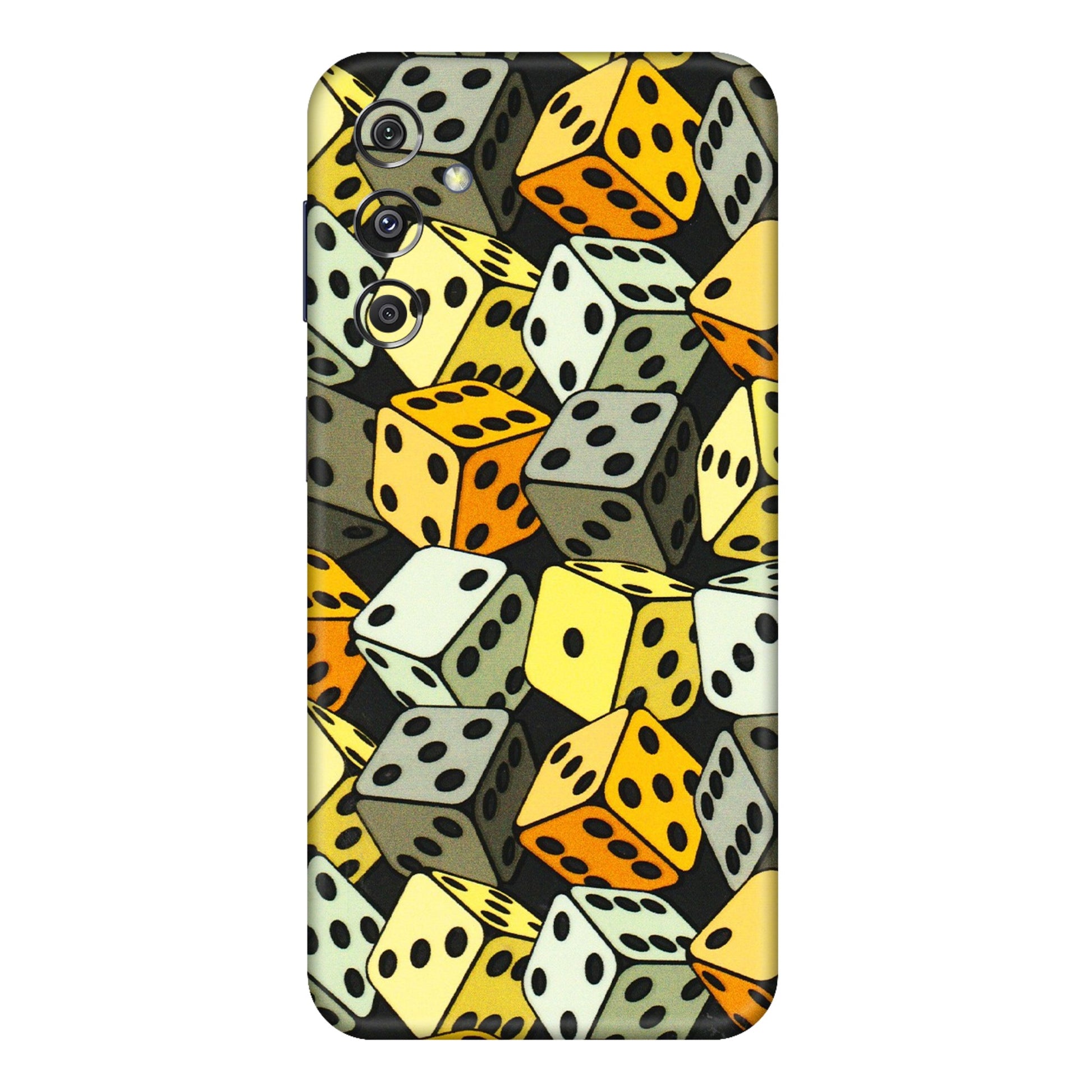 Samsung M/F/Note/Flip and C Phone Skins (All Models) - Dices Of Life - 3D Embossed Finish (L-04) Samsung Galaxy M34 (5G)