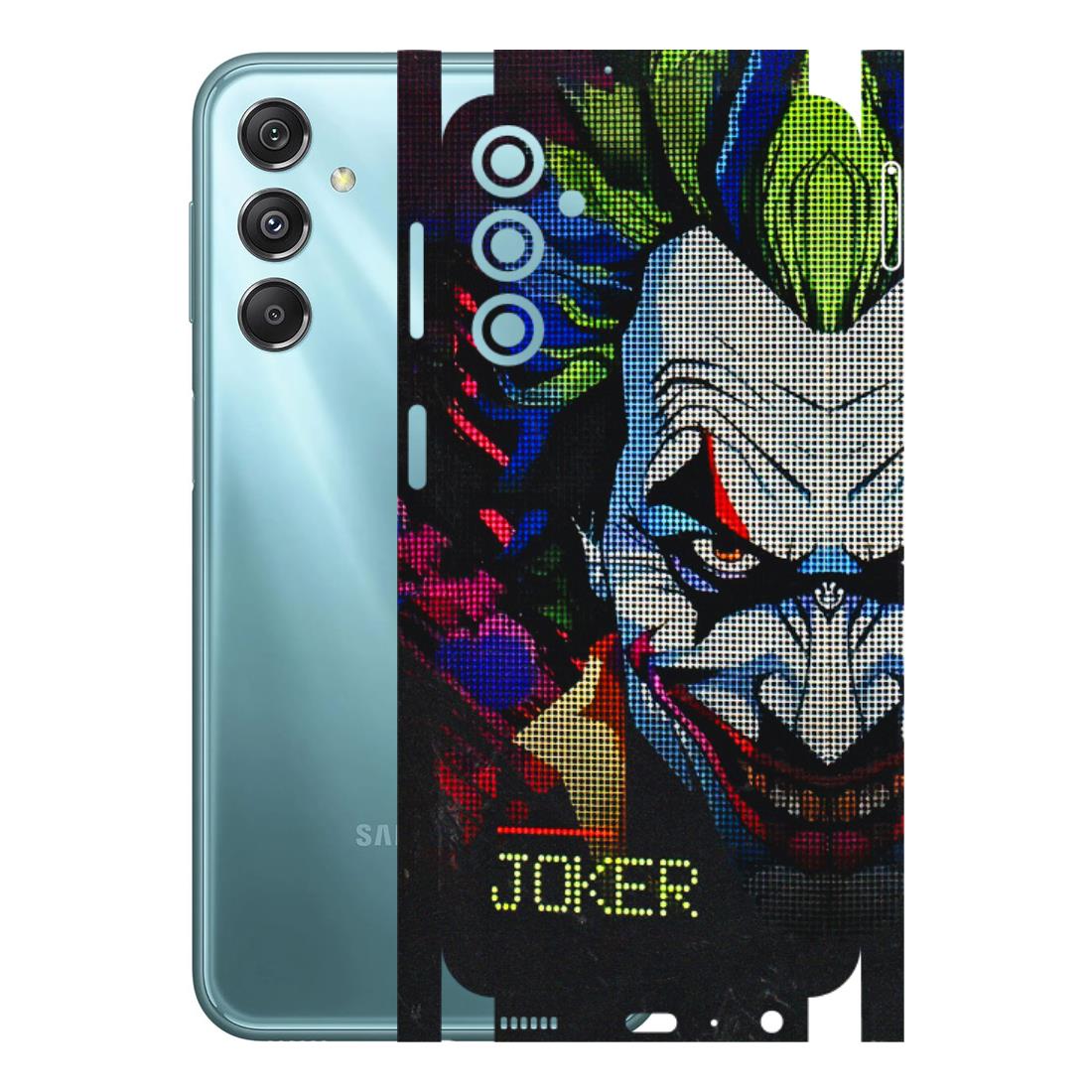 Samsung M/F/Note/Flip and C Phone Skins (All Models) - Joker Dot Matrix - 3D Embossed Finish (L-08) Samsung Galaxy M34 (5G)