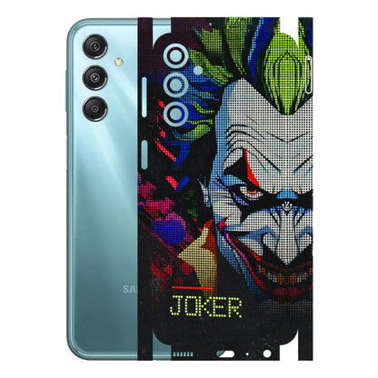 Samsung M/F/Note/Flip and C Phone Skins (All Models) - Joker Dot Matrix - 3D Embossed Finish (L-08) Samsung Galaxy M34 (5G)