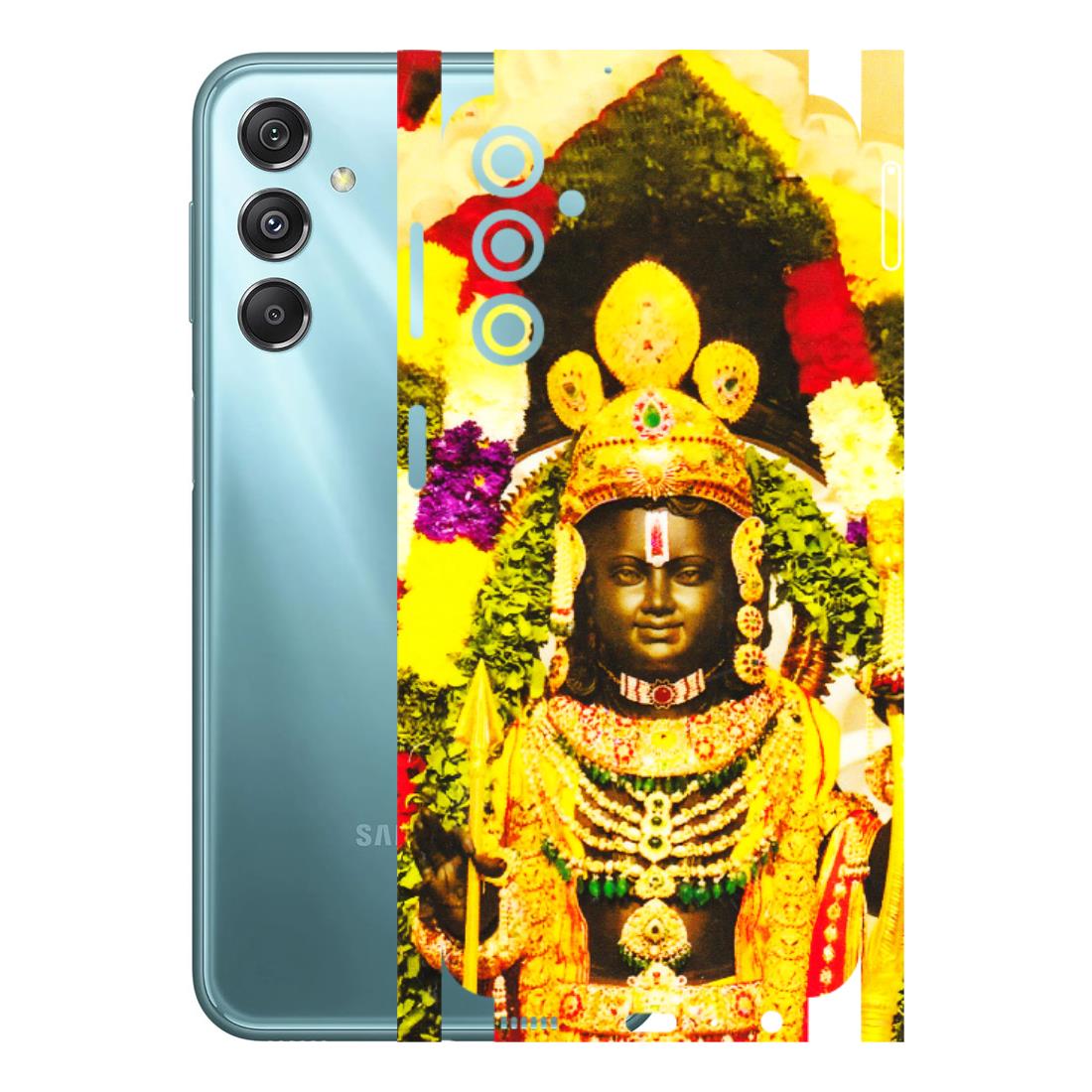 Samsung M/F/Note/Flip and C Phone Skins (All Models) - Ram Lalla Ayodhya - 3D Embossed Finish (L-103) Samsung Galaxy M34 (5G)