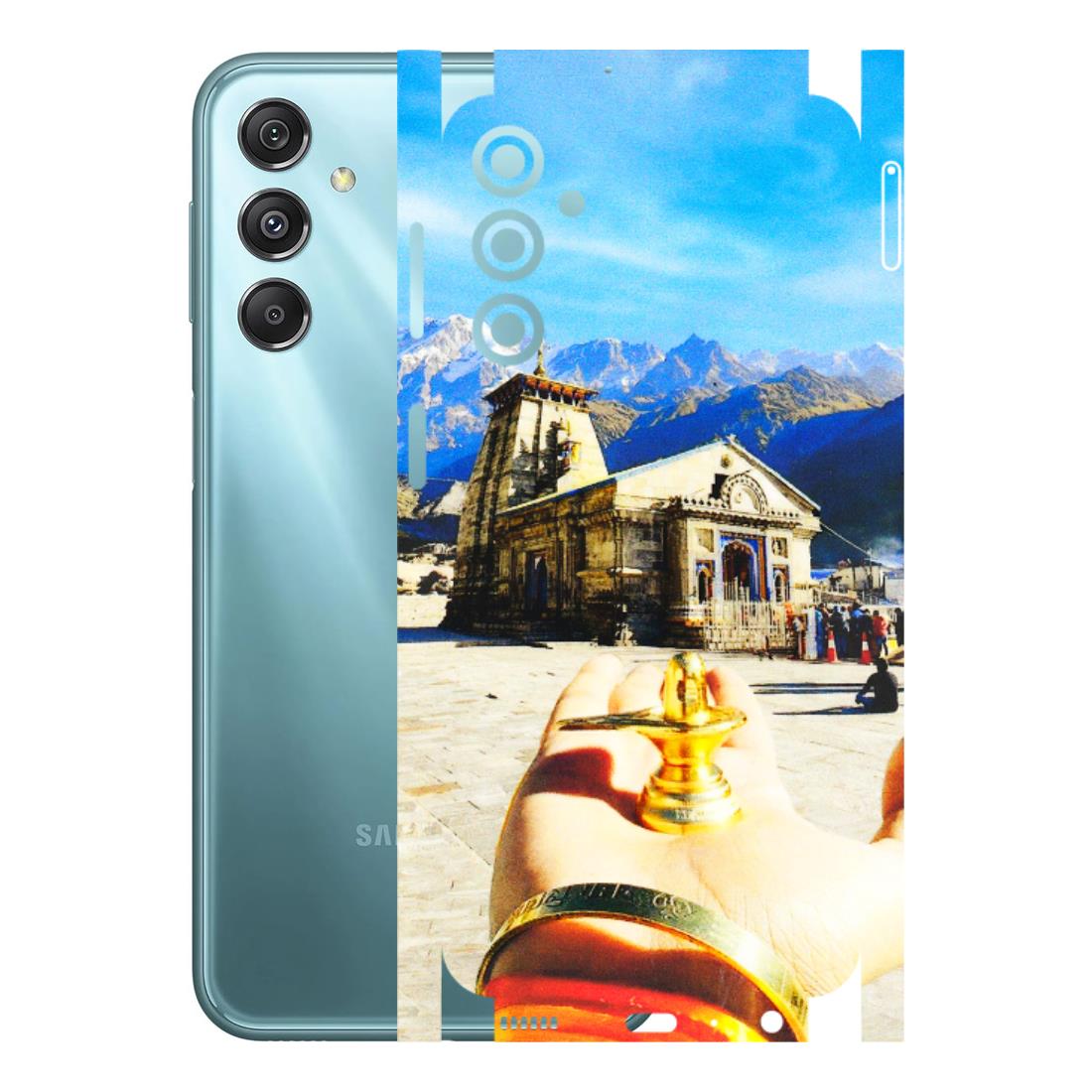 Samsung M/F/Note/Flip and C Phone Skins (All Models) - Beauty of Kedarnath - 3D Embossed Finish (L-108) Samsung Galaxy M34 (5G)
