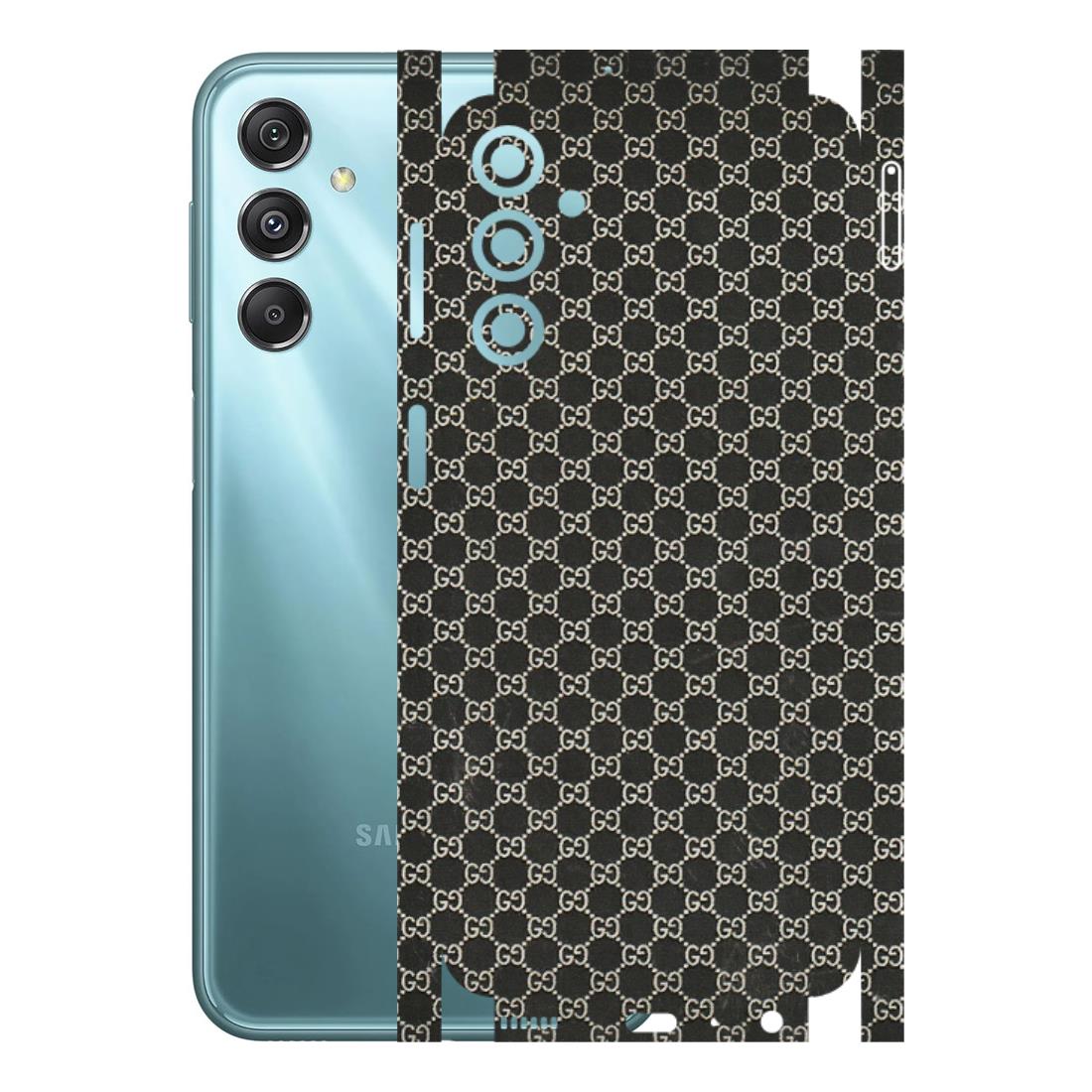 Samsung M/F/Note/Flip and C Phone Skins (All Models) - Black G Print - 3D Embossed Finish (L-109) Samsung Galaxy M34 (5G)