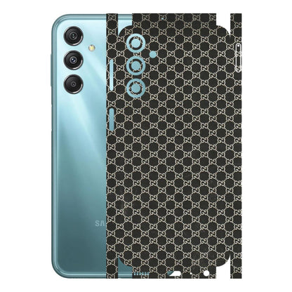 Samsung M/F/Note/Flip and C Phone Skins (All Models) - Black G Print - 3D Embossed Finish (L-109) Samsung Galaxy M34 (5G)