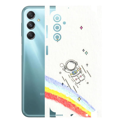 Samsung M/F/Note/Flip and C Phone Skins (All Models) - Milkyway Astronaut - 3D Embossed Finish (L-110) Samsung Galaxy M34 (5G)