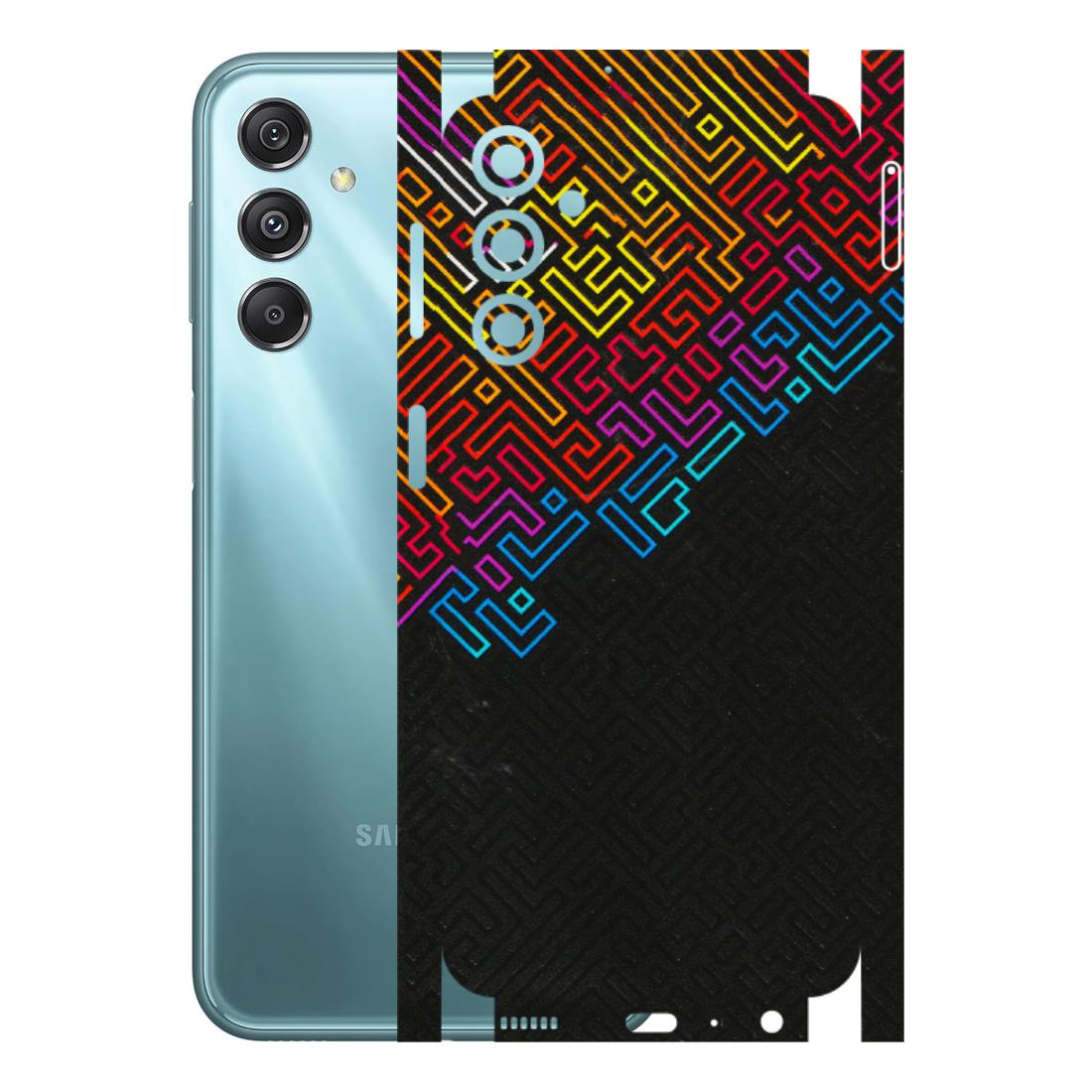 Samsung M/F/Note/Flip and C Phone Skins (All Models) - Dotme Pattern Art - 3D Embossed Finish (L-121) Samsung Galaxy M34 (5G)