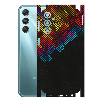Samsung M/F/Note/Flip and C Phone Skins (All Models) - Dotme Pattern Art - 3D Embossed Finish (L-121) Samsung Galaxy M34 (5G)