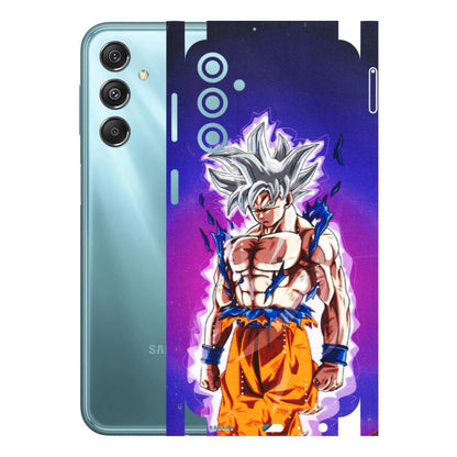 Samsung M/F/Note/Flip and C Phone Skins (All Models) - Goku Purple Anime - 3D Embossed Finish (L-147) Samsung Galaxy M34 (5G)
