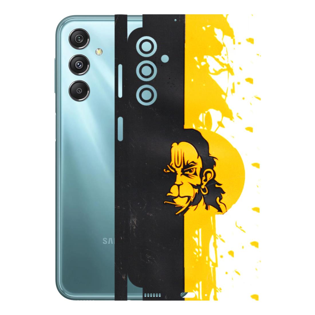 Samsung M/F/Note/Flip and C Phone Skins (All Models) - Bajrangbali - 3D Embossed Finish (L-151) Samsung Galaxy M34 (5G)