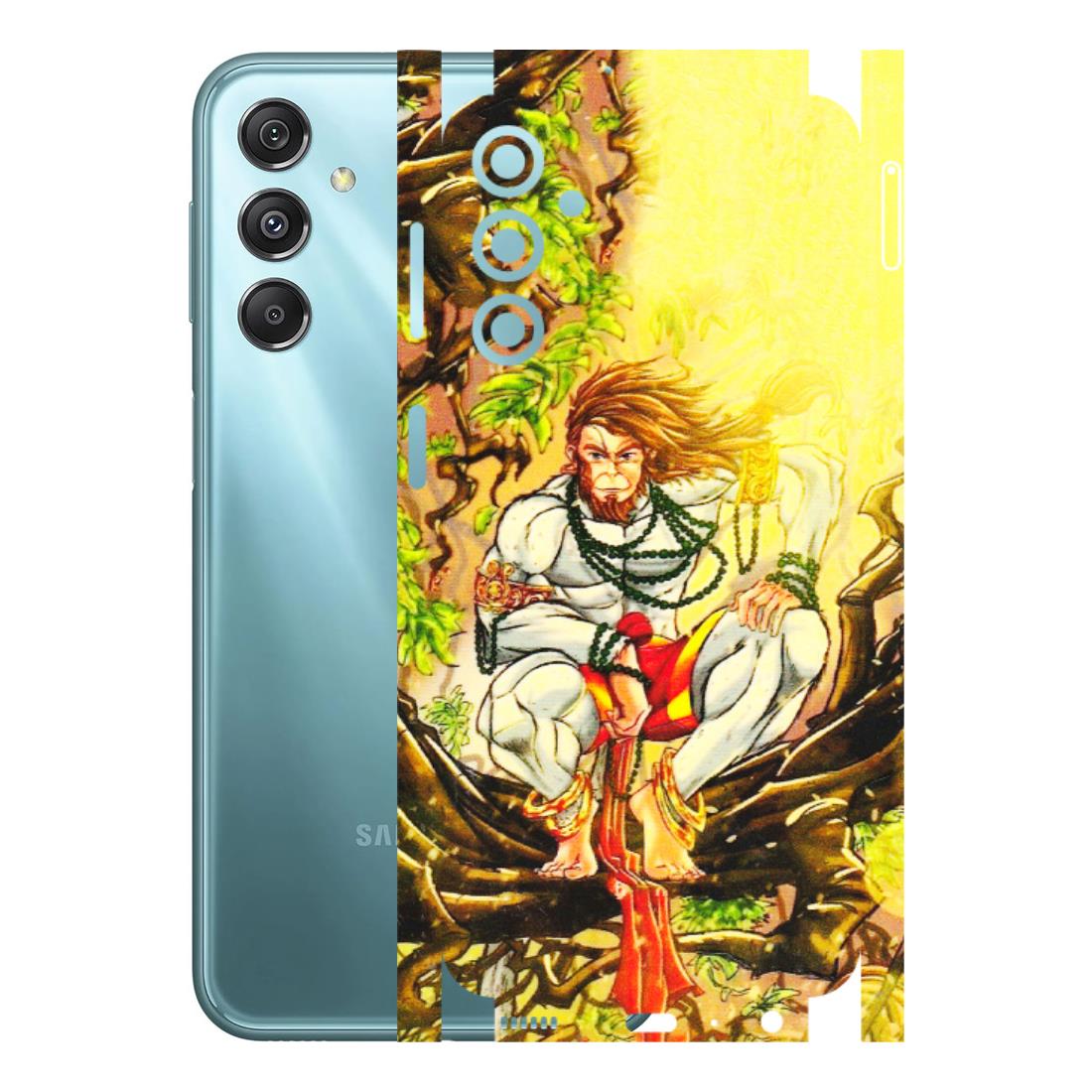 Samsung M/F/Note/Flip and C Phone Skins (All Models) - Lord Hanuman - 3D Embossed Finish (L-152) Samsung Galaxy M34 (5G)