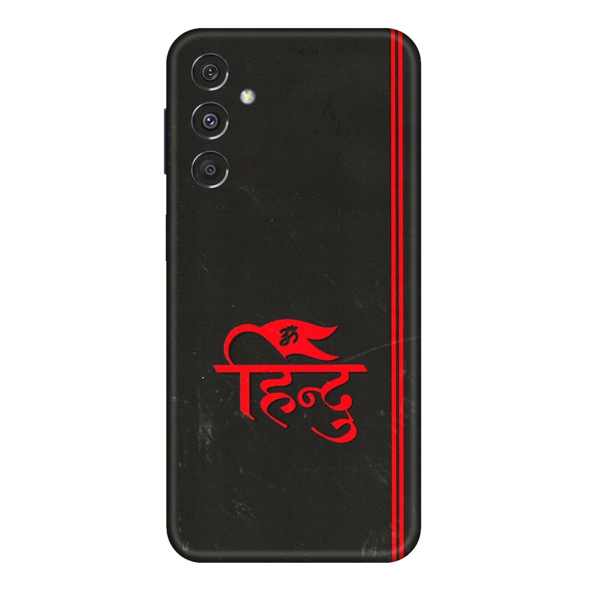 Samsung M/F/Note/Flip and C Phone Skins (All Models) - Hindu Black - 3D Embossed Finish (L-153) Samsung Galaxy M34 (5G)