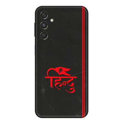 Samsung M/F/Note/Flip and C Phone Skins (All Models) - Hindu Black - 3D Embossed Finish (L-153) Samsung Galaxy M34 (5G)
