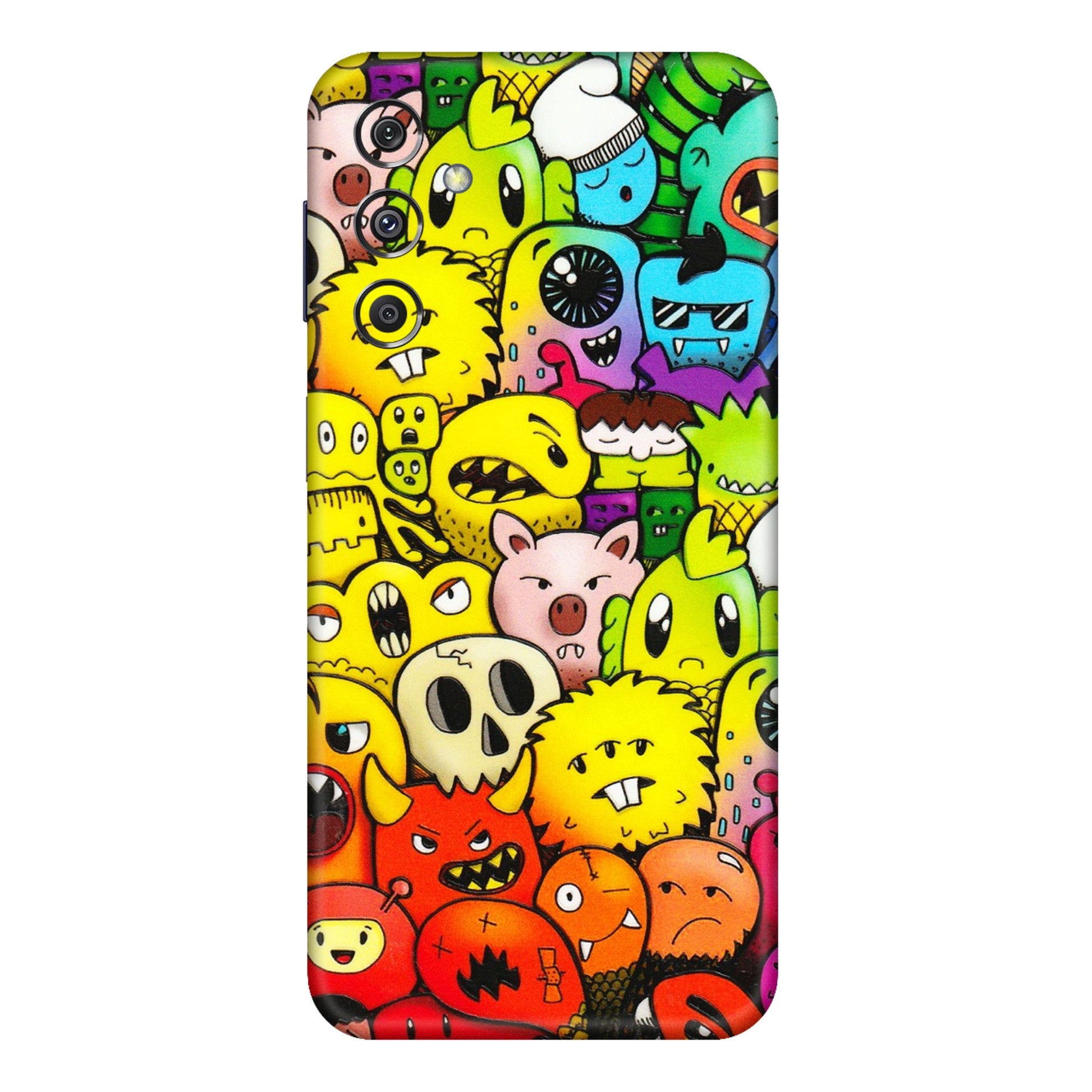 Samsung M/F/Note/Flip and C Phone Skins (All Models) - Angry Funkies - 3D Embossed Finish (L-169) Samsung Galaxy M34 (5G)