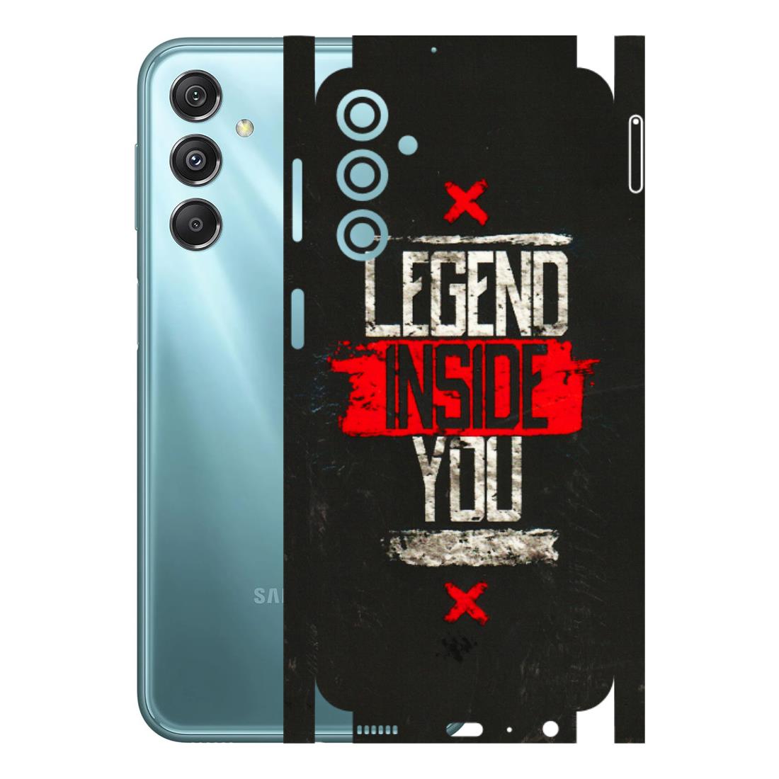 Samsung M/F/Note/Flip and C Phone Skins (All Models) - Legend Inside You - 3D Embossed Finish (L-186) Samsung Galaxy M34 (5G)