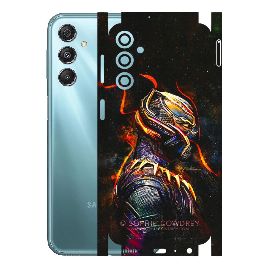 Samsung M/F/Note/Flip and C Phone Skins (All Models) - Black Panther - 3D Embossed Finish (L-190) Samsung Galaxy M34 (5G)