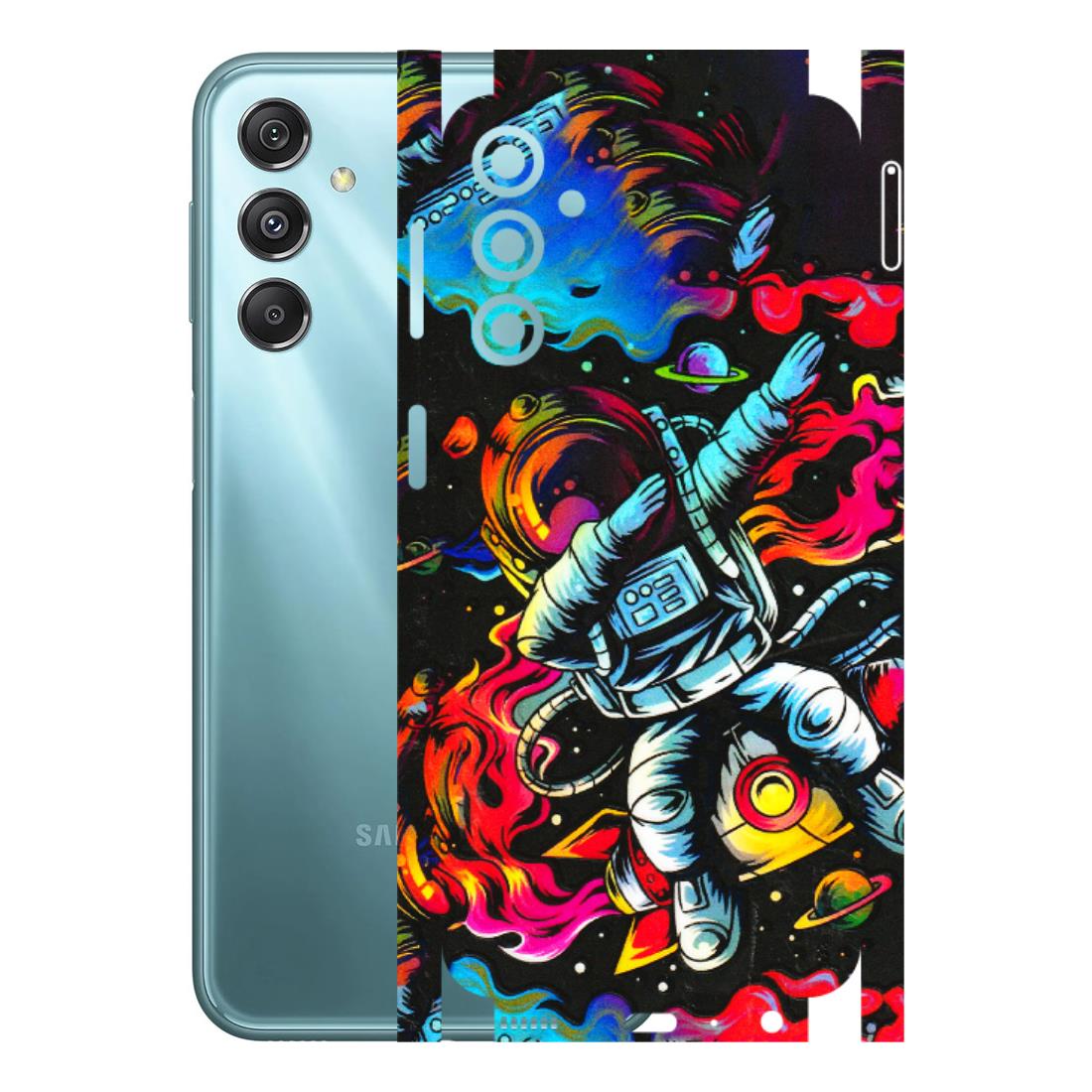Samsung M/F/Note/Flip and C Phone Skins (All Models) - Astronaut Dope - 3D Embossed Finish (L-191) Samsung Galaxy M34 (5G)
