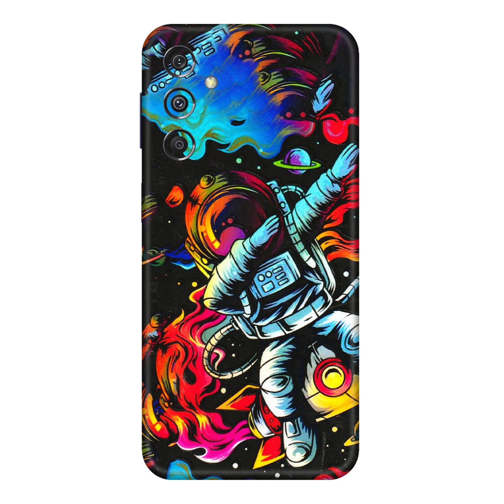 Samsung M/F/Note/Flip and C Phone Skins (All Models) - Astronaut Dope - 3D Embossed Finish (L-191) Samsung Galaxy M34 (5G)