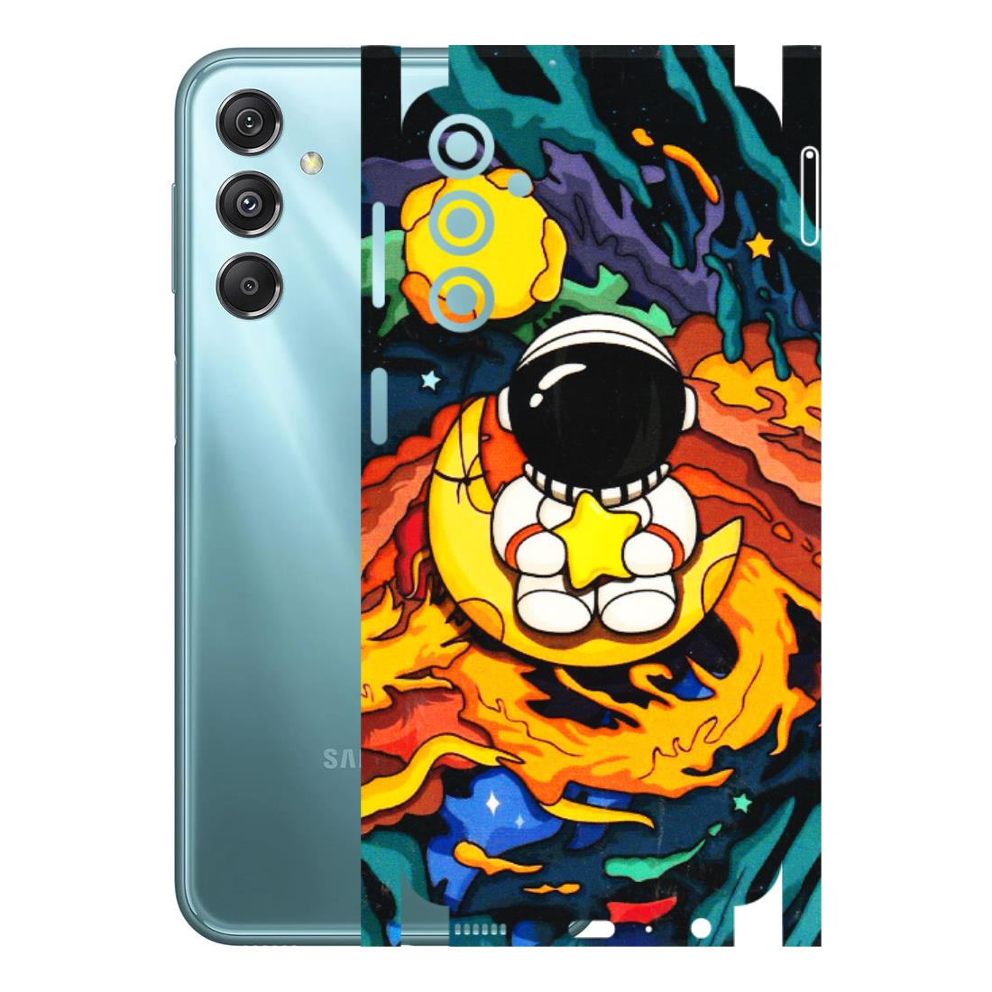 Samsung M/F/Note/Flip and C Phone Skins (All Models) - Baby Astronaut - 3D Embossed Finish (L-197) Samsung Galaxy M34 (5G)
