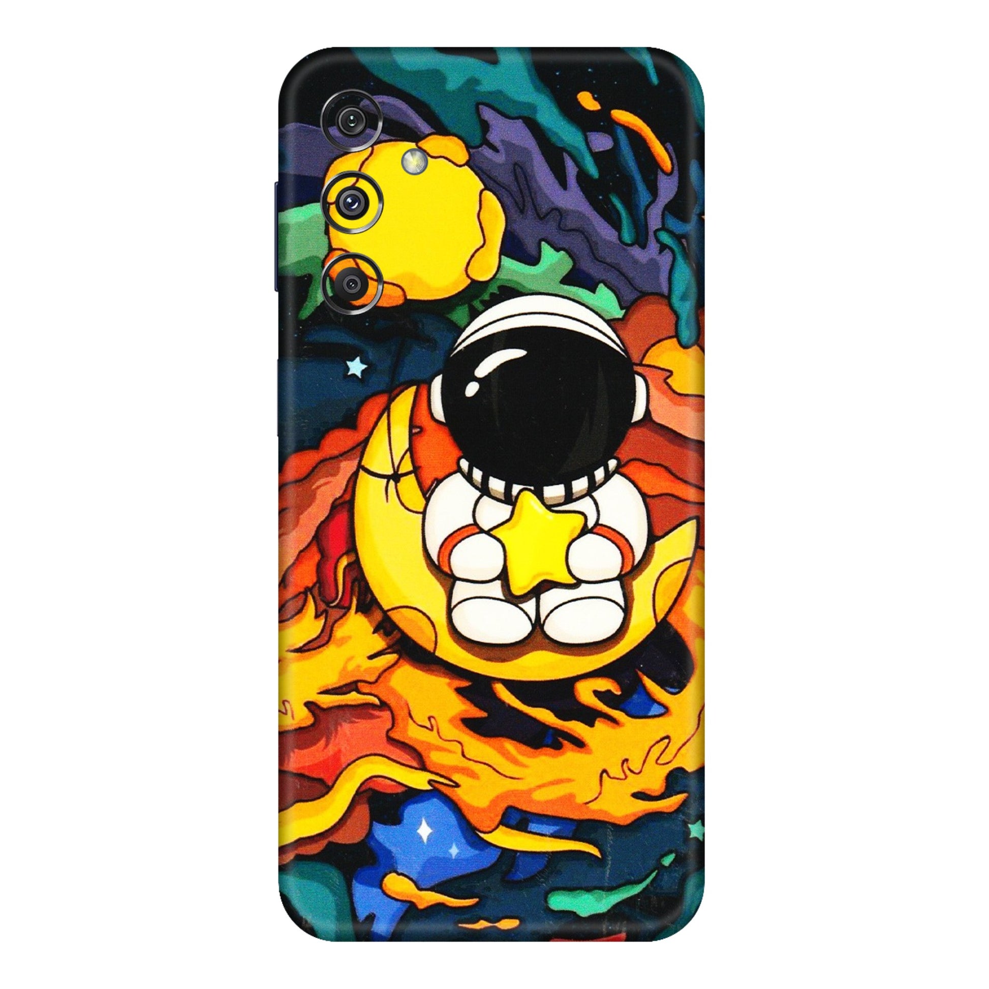 Samsung M/F/Note/Flip and C Phone Skins (All Models) - Baby Astronaut - 3D Embossed Finish (L-197) Samsung Galaxy M34 (5G)