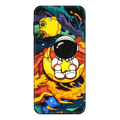Samsung M/F/Note/Flip and C Phone Skins (All Models) - Baby Astronaut - 3D Embossed Finish (L-197) Samsung Galaxy M34 (5G)