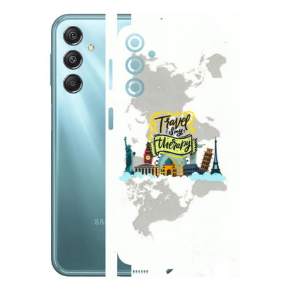 Samsung M/F/Note/Flip and C Phone Skins (All Models) - Travel Therapy - 3D Embossed Finish (L-199) Samsung Galaxy M34 (5G)