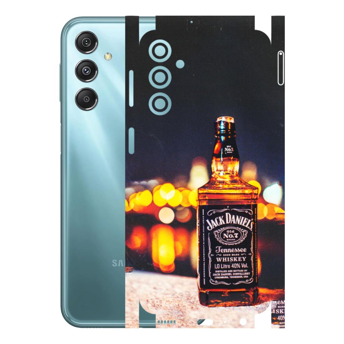 Samsung M/F/Note/Flip and C Phone Skins (All Models) - JD Whiskey Bottle - 3D Embossed Finish (L-20) Samsung Galaxy M34 (5G)