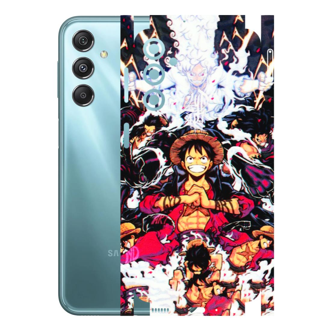 Samsung M/F/Note/Flip and C Phone Skins (All Models) - Luffy Anime Character - 3D Embossed Finish (L-203) Samsung Galaxy M34 (5G)