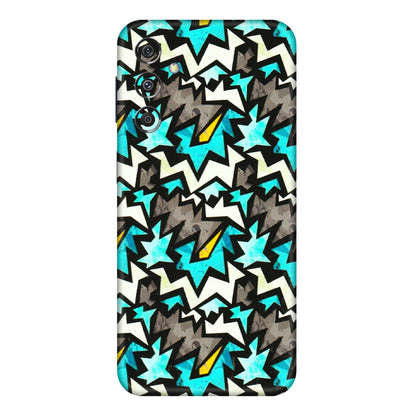 Samsung M/F/Note/Flip and C Phone Skins (All Models) - Funky Zig Zag - 3D Embossed Finish (L-223) Samsung Galaxy M34 (5G)