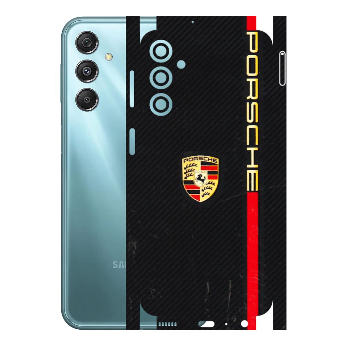 Samsung M/F/Note/Flip and C Phone Skins (All Models) - Premium Porsche - 3D Embossed Finish (L-225) Samsung Galaxy M34 (5G)