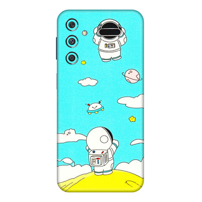 Samsung M/F/Note/Flip and C Phone Skins (All Models) - Blue Skies Astro Float - 3D Embossed Finish (L-230) Samsung Galaxy M34 (5G)