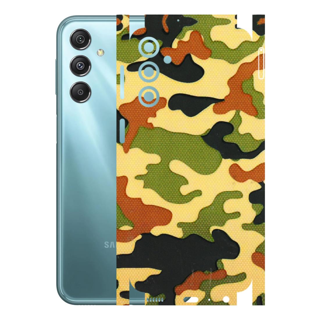 Samsung M/F/Note/Flip and C Phone Skins (All Models) - Indian Military - 3D Embossed Finish (L-234) Samsung Galaxy M34 (5G)