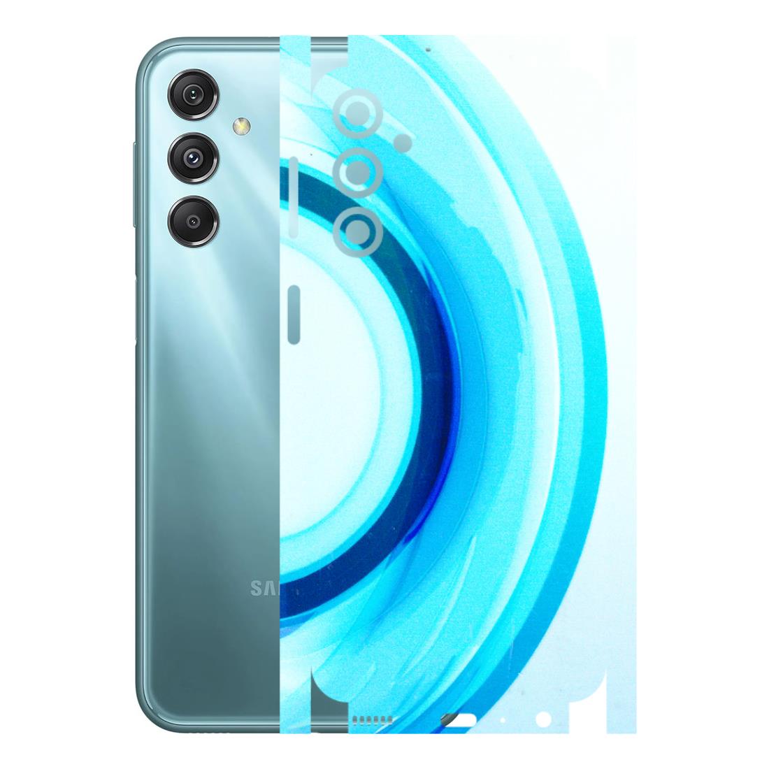 Samsung M/F/Note/Flip and C Phone Skins (All Models) - The Blue Curve - 3D Embossed Finish (L-244) Samsung Galaxy M34 (5G)