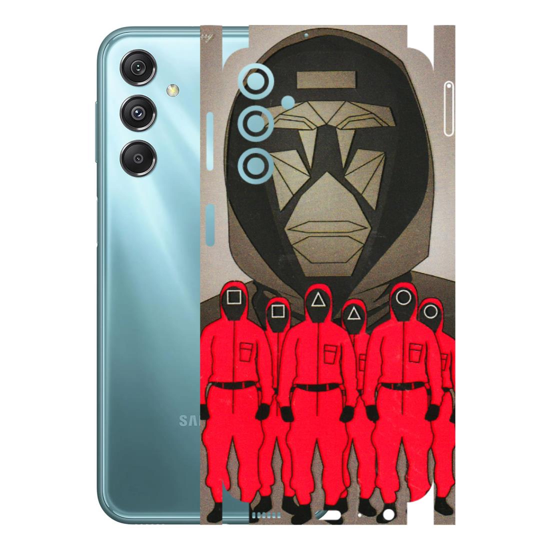Samsung M/F/Note/Flip and C Phone Skins (All Models) - Squid Game Hero - 3D Embossed Finish (L-245) Samsung Galaxy M34 (5G)
