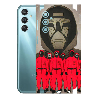 Samsung M/F/Note/Flip and C Phone Skins (All Models) - Squid Game Hero - 3D Embossed Finish (L-245) Samsung Galaxy M34 (5G)